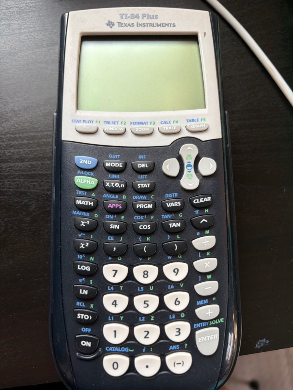 Paris Texas Black and White TI-84 Style Graphing Calculator